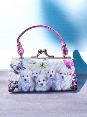Mini Purse Lipstick Purse - Puppy Design